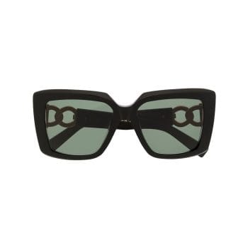 square-frame sunglasses