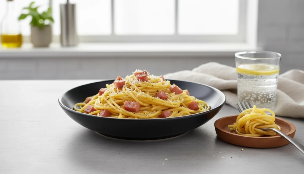 Authentic Italian Pasta Carbonara The Traditional Roman Way authentic italian pasta carbonara the traditional 1