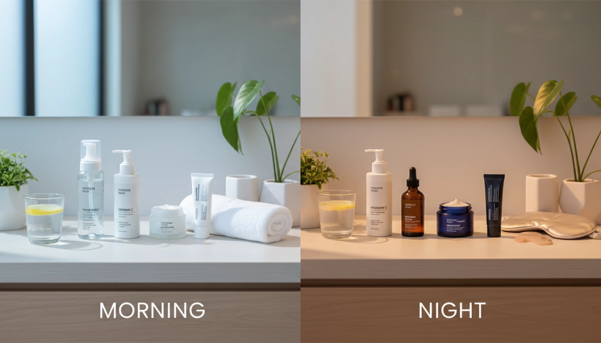 Morning vs Night Skincare Routine Whats the Difference Morning vs Night Skincare Routine Guide