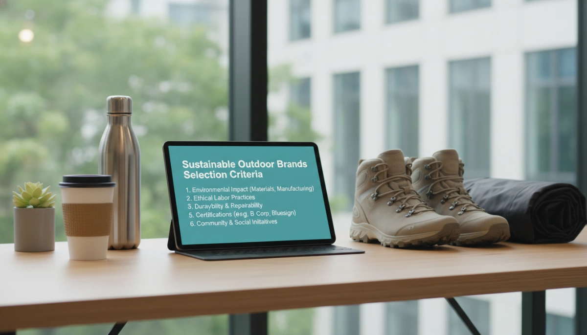 Sustainable Outdoor Brands Selection Criteria