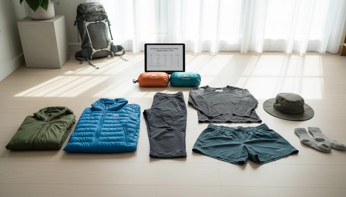 Ultralight Backpacking Apparel Maximize Comfort Minimize Weight Ultralight Backpacking Apparel Comparison Guide