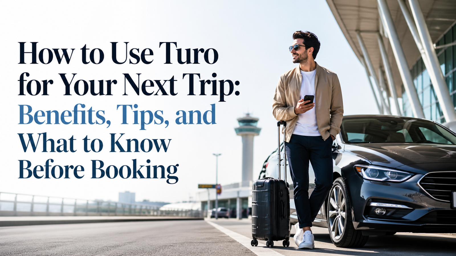 Person comparing car rental options on a laptop before traveling